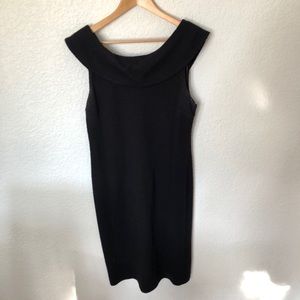 Black Wool Cocktail Dress